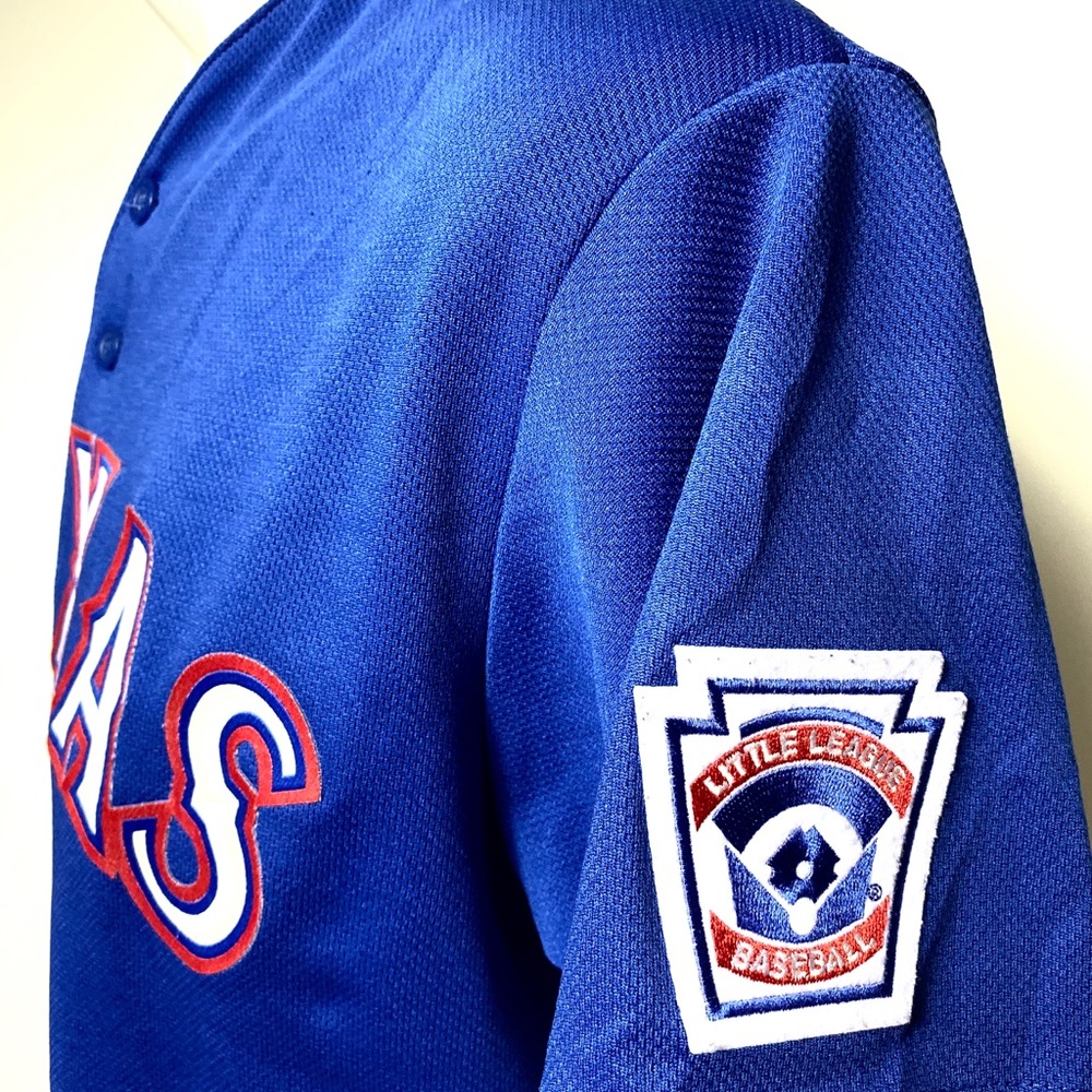 Majestic Texas Wallace #25 baseball shirt Medium - Picture 3 of 8